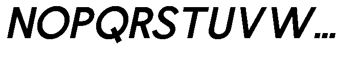Nacht Grotesk SmBd SmCn Sla Font UPPERCASE