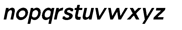 Nacht Grotesk SmBd SmCn Sla Font LOWERCASE