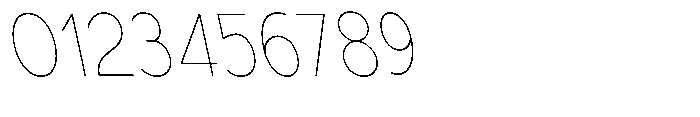 Nacht Grotesk Thin Condensed Reverse Font OTHER CHARS