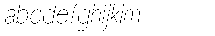 Nacht Grotesk Thin Condensed Slanted FONT