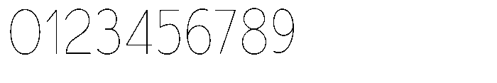 Nacht Grotesk Thin Condensed Font OTHER CHARS