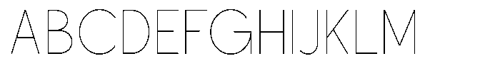 Nacht Grotesk Thin Condensed Font UPPERCASE