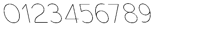 Nacht Grotesk Thin Expanded Reverse Font OTHER CHARS