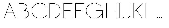 Nacht Grotesk Thin Expanded Font UPPERCASE
