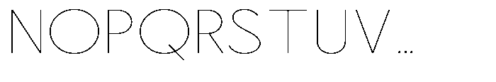 Nacht Grotesk Thin Expanded Font UPPERCASE