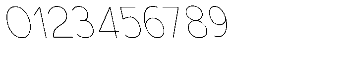 Nacht Grotesk Thin Reverse Font OTHER CHARS