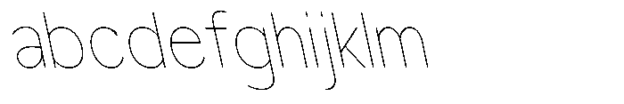 Nacht Grotesk Thin Semi Condensed Reverse FONT