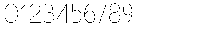 Nacht Grotesk Thin Semi Condensed Font OTHER CHARS