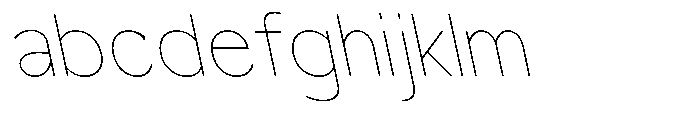 Nacht Grotesk Thin Semi Expanded Reverse FONT