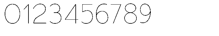 Nacht Grotesk Thin Semi Expanded Font OTHER CHARS