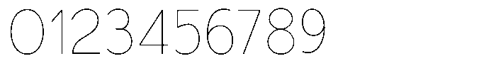 Nacht Grotesk Thin Font OTHER CHARS