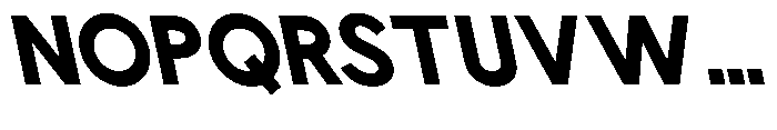 Nacht Grotesk XBd SmCn Reverse Font UPPERCASE