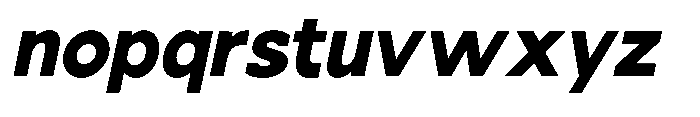 Nacht Grotesk XBd SmCn Sla Font LOWERCASE