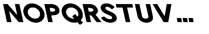 Nacht Grotesk XBd SmEx Reverse Font UPPERCASE