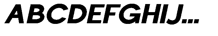 Nacht Grotesk XBd SmEx Sla Font UPPERCASE