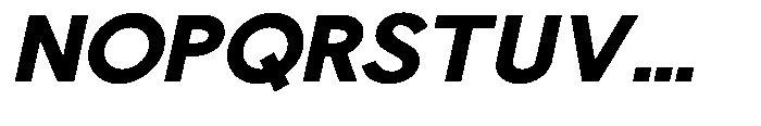 Nacht Grotesk XBd SmEx Sla Font UPPERCASE