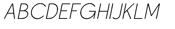Nacht Grotesk XLt SmCn Sla Font UPPERCASE
