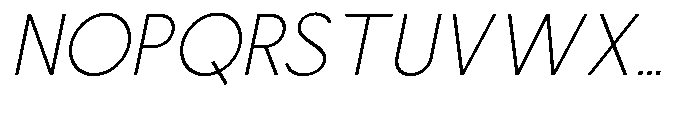 Nacht Grotesk XLt SmCn Sla Font UPPERCASE