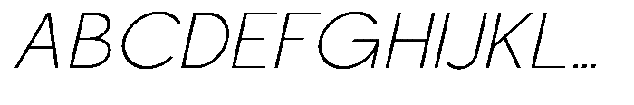 Nacht Grotesk XLt SmEx Sla Font UPPERCASE