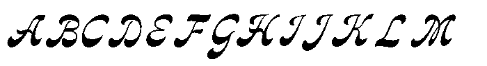 Nackresa Script Font UPPERCASE