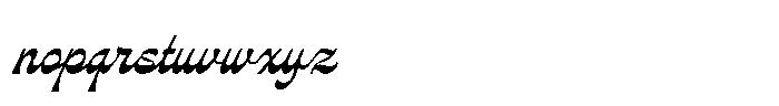 Nackresa Script Font LOWERCASE