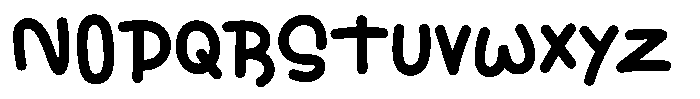 Nadiatou Font UPPERCASE