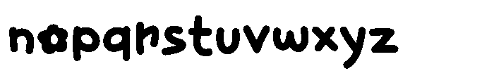 Nadiatou Font LOWERCASE