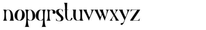 Nadier Font LOWERCASE