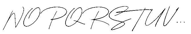 Nadzia Font UPPERCASE