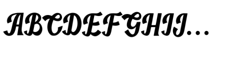 Naftaley Maryland Regular Font UPPERCASE