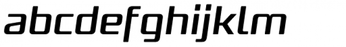 Naftera Bold Italic Font LOWERCASE