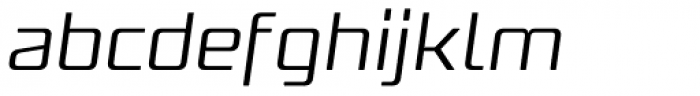 Naftera Regular Italic Font LOWERCASE