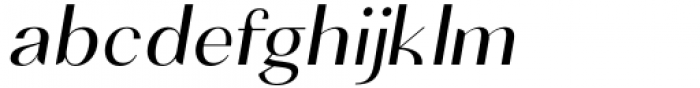 Nagaiya Medium Slanted Font LOWERCASE
