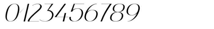 Nagato Italic Font OTHER CHARS