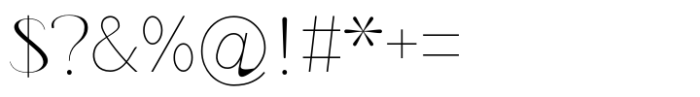 Nagato Regular Font OTHER CHARS