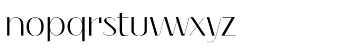 Nagato Regular Font LOWERCASE