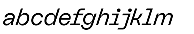 Nagel Extra Oblique Font LOWERCASE