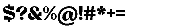 Nagoku Black Font OTHER CHARS