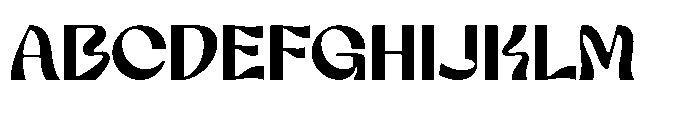 Nagoku Bold Font UPPERCASE