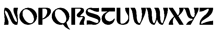 Nagoku Bold Font UPPERCASE