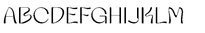 Nagoku Light Font UPPERCASE