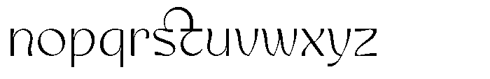 Nagoku Light Font LOWERCASE
