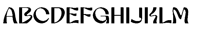 Nagoku Medium Font UPPERCASE