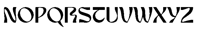 Nagoku Medium Font UPPERCASE