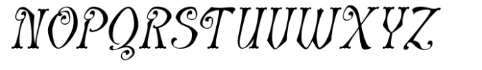Naguile Italic Font UPPERCASE
