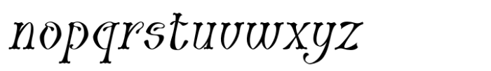 Naguile Italic Font LOWERCASE