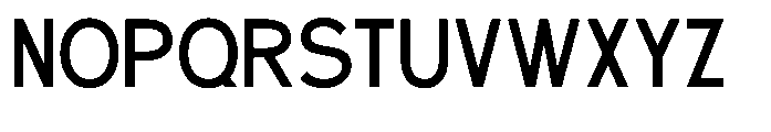 Naguya Font UPPERCASE