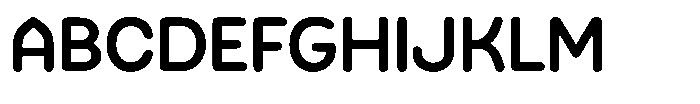 Nahila Font UPPERCASE