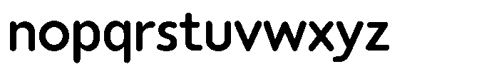 Nahila Font LOWERCASE