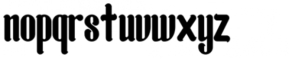 Nahual Claw Font LOWERCASE